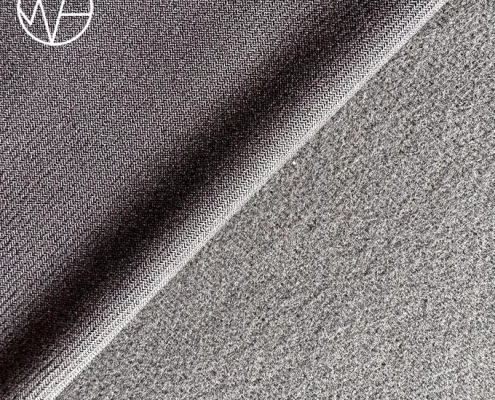 0.6 black tricot imitation cotton backing fabric for leather