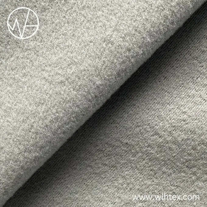 Flocking backing fabric double side imitation cashmere