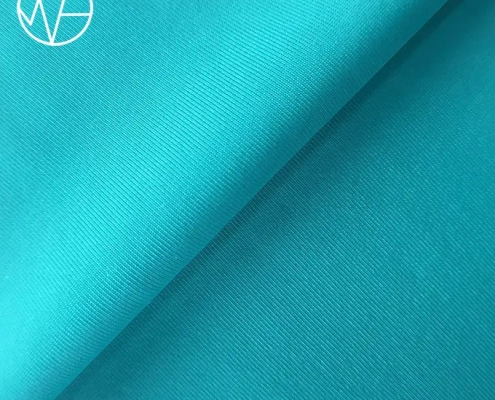 polyester and spandex chlorine resistant swimwear fabric