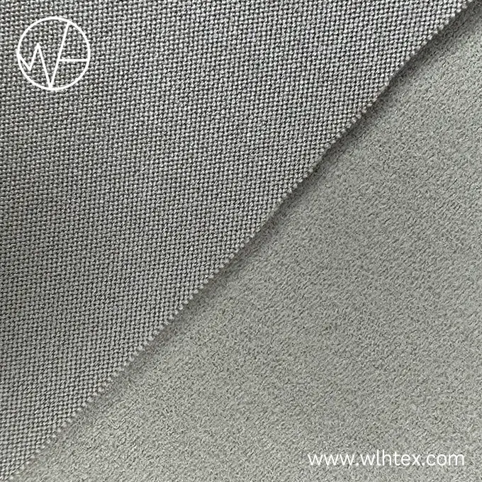 100% polyester PVC substrate leather backing material