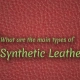 What are the main types of Synthetic leather base fabrics